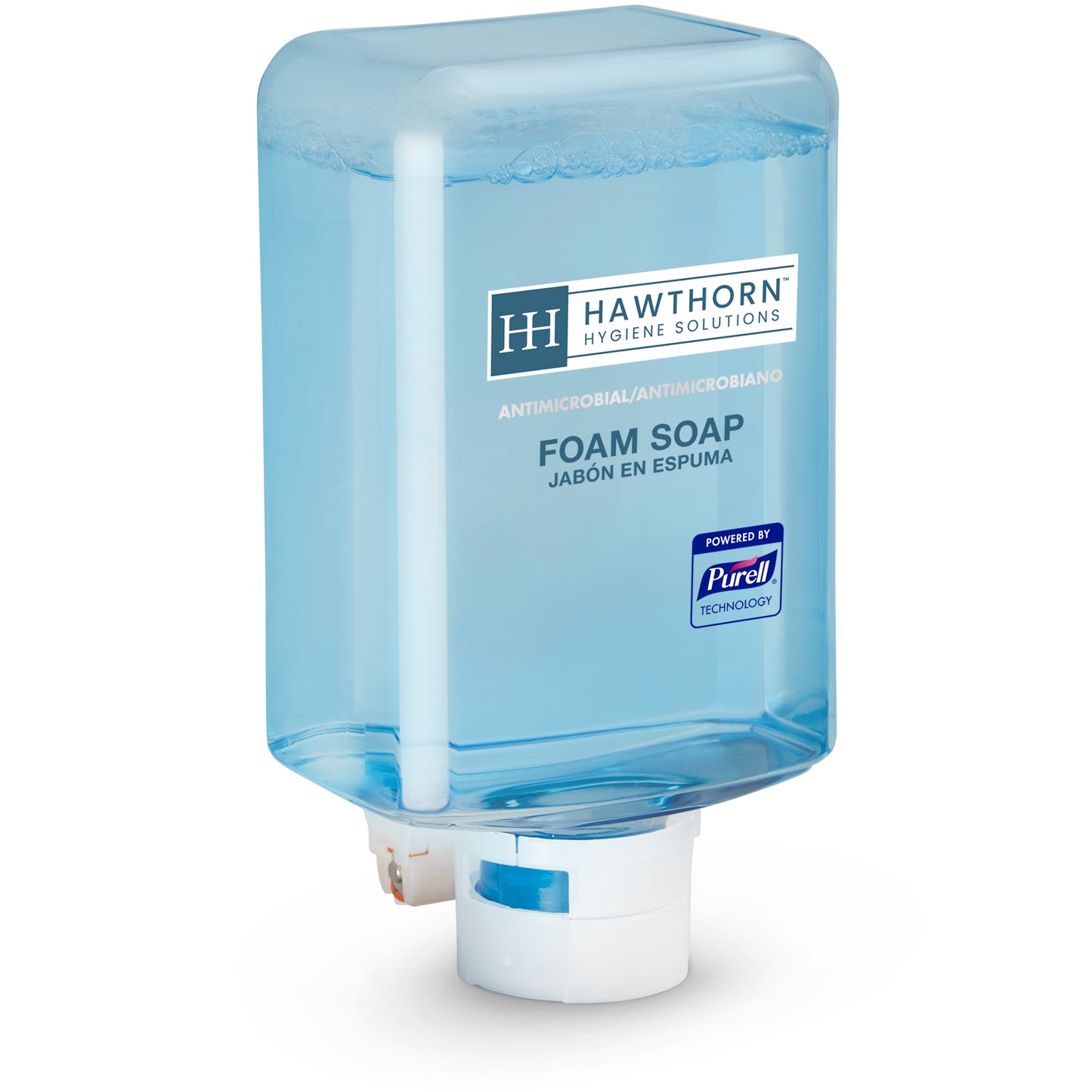 Hawthorn Foam Anti-Bacterial Fragrance-Free Foam Soap, 2/1200 Ml, Clear