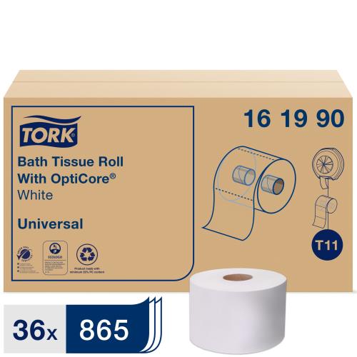 Tork® OptiCore® MID-SIZE TOILET PAPER ROLL T11