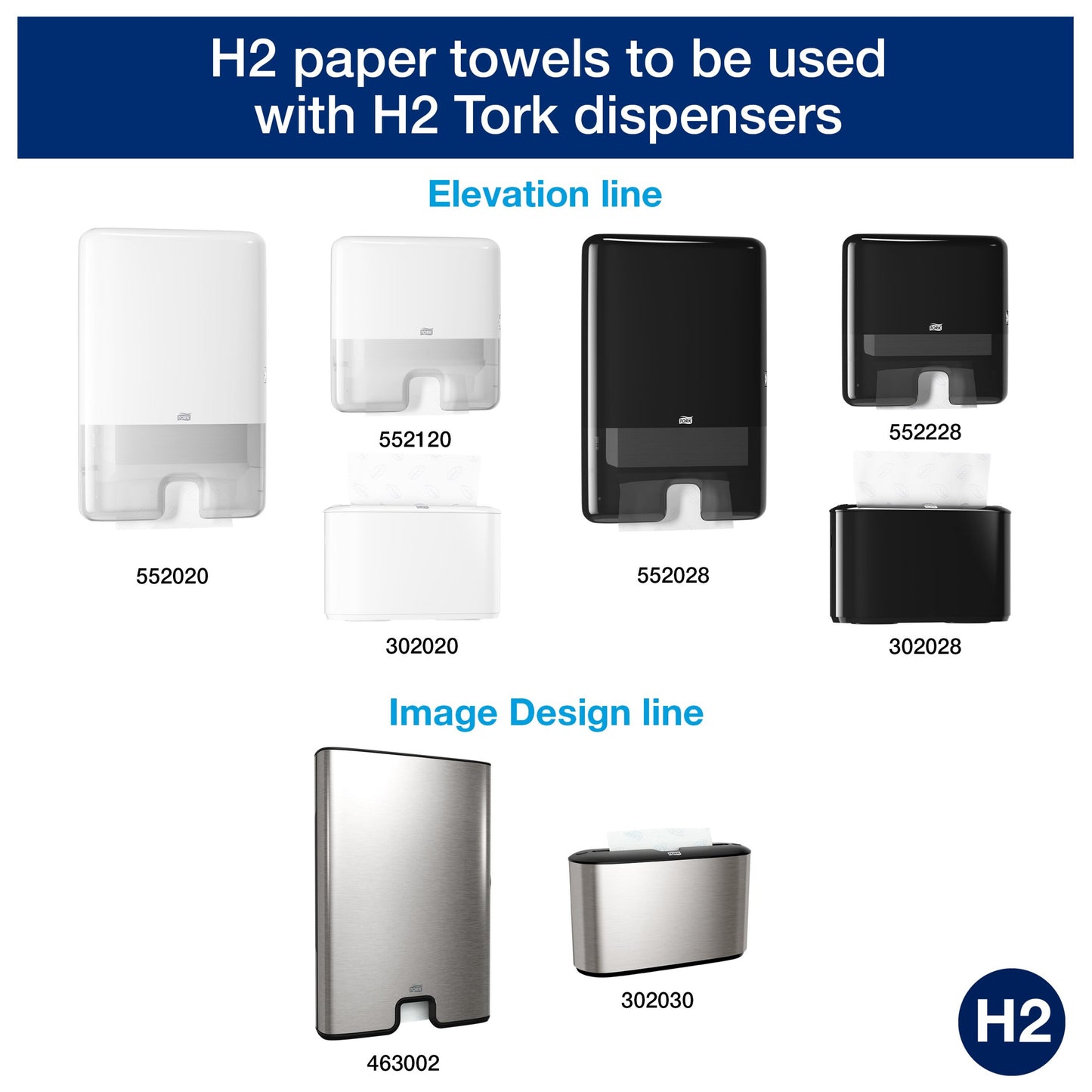 TORK MULTIFOLD HAND TOWEL WHITE H2