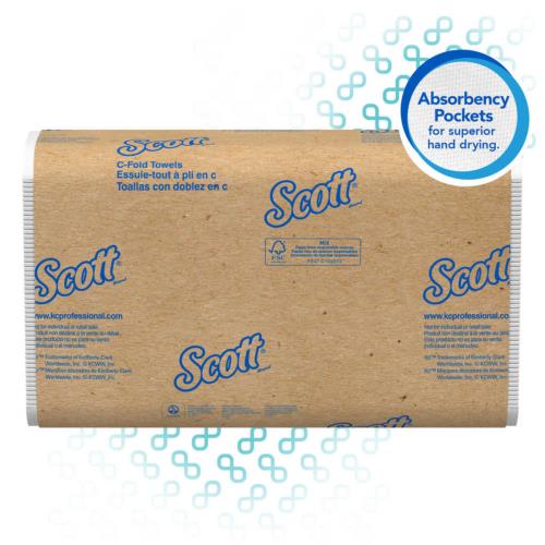 Scott® Paper Paper Towels, White, C-Fold 1/Cs/2400