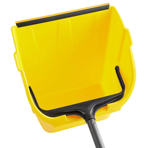 12" DUST PAN HANDLE, YELLOW HEAVY DUTY