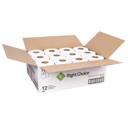 Right Choice™ PAPER HARDWOUND ROLL TOWEL, WHITE, 8" x 350'