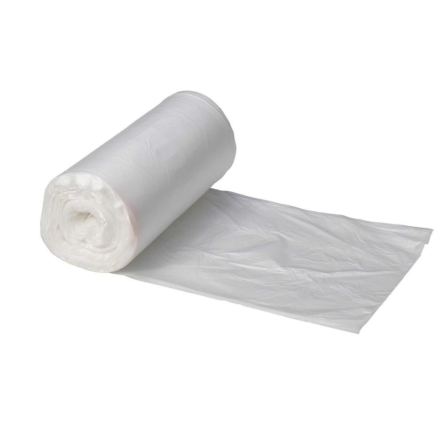 HDPE Can Liner Roll 8 Mic, Natural, 12/16 Gallon, 24" x 33"