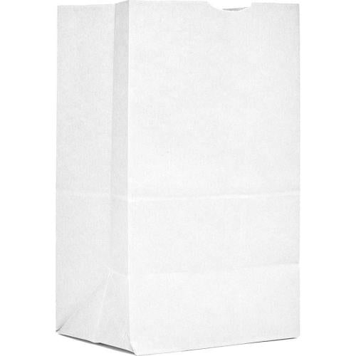 2Lb GROCERY BAG, PLAIN BLEACHED KRAFT. SELF STANDING