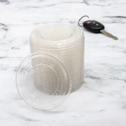 4OZ NO SLOT CLEAR LID, 2500/CS