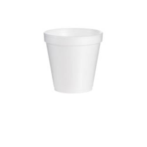 Dart® 16 OZ SQUAT FOOD CONTAINER, WHITE, MEDIUM/ 1/CS/500