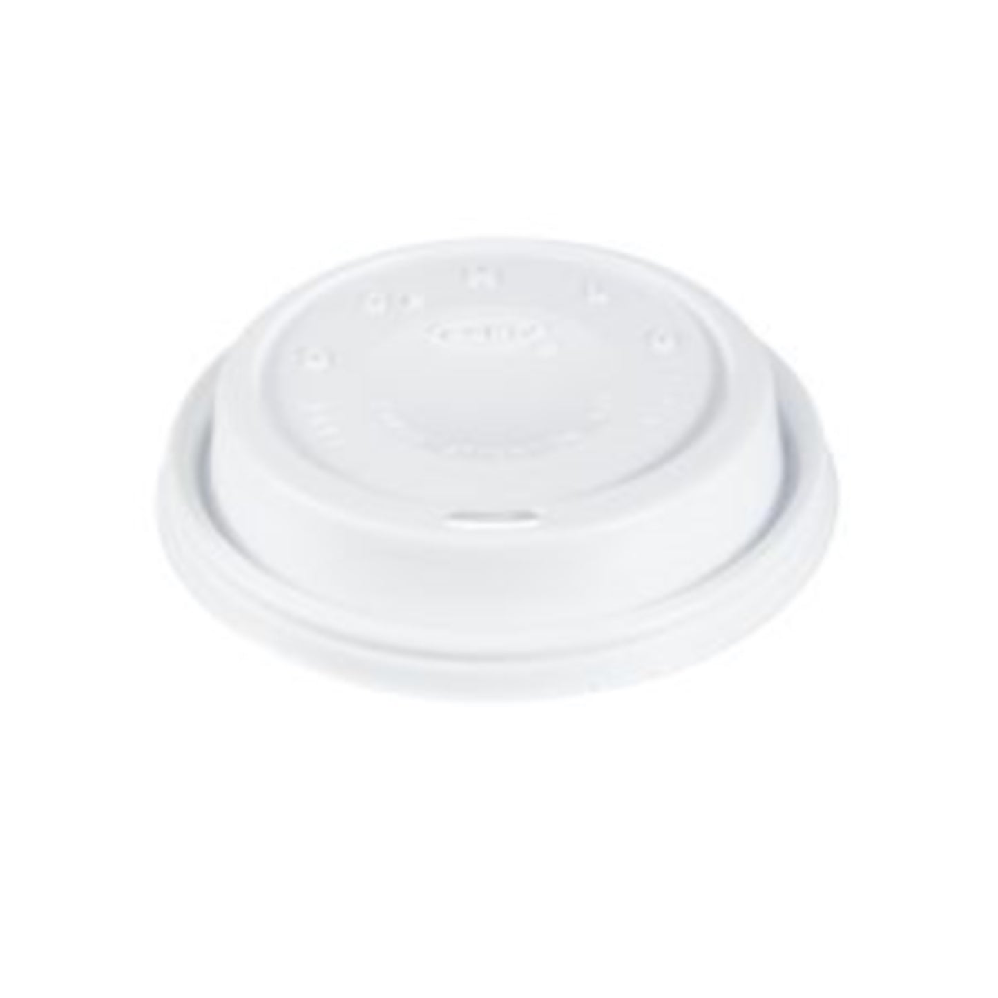Plastic Cappuccino Lid for 16 oz, White, 1/CS/1000