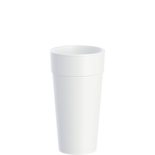 20J16 Tall Foam White Cup, 20 oz 500cs