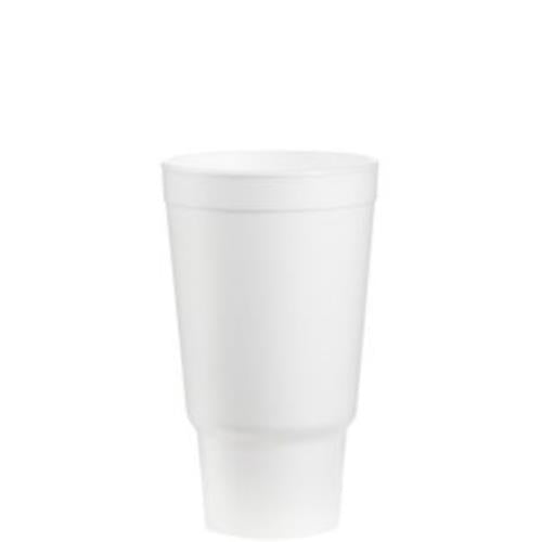 32 Oz White EPS Foam Insulated Car Cup