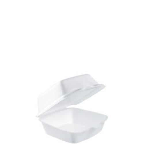 MEDIUM SANDWICH HINGED FOAM CONTAINER