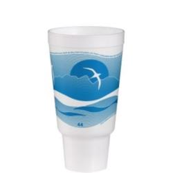 44oz INSULATED CAR CUP, FOAM, WHITE