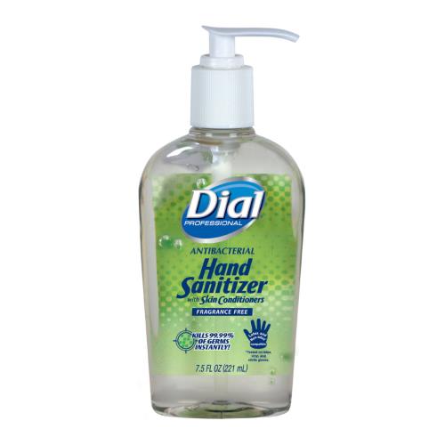 DIAL HAND SANITIZER W/ MOITURIZER, 7.5OZ