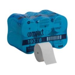 Compact Paper Toilet Tissue 4.05" x 3.85" White