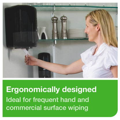 TORK CENTER PULL TOWEL DISPENSER, BLACK 1 EACH