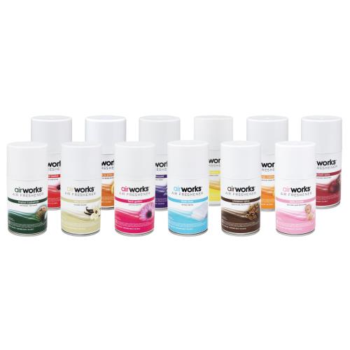 AirWorks® Metered Aerosol Air Freshener, Sampler Kit
