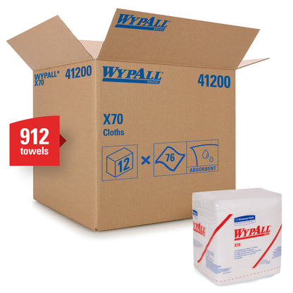 Wypall® Paper Workhorse Rags, White, 1/Cs/912