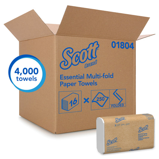 Scott® Paper Multifold Towel, White, 1/Cs/4000 01804