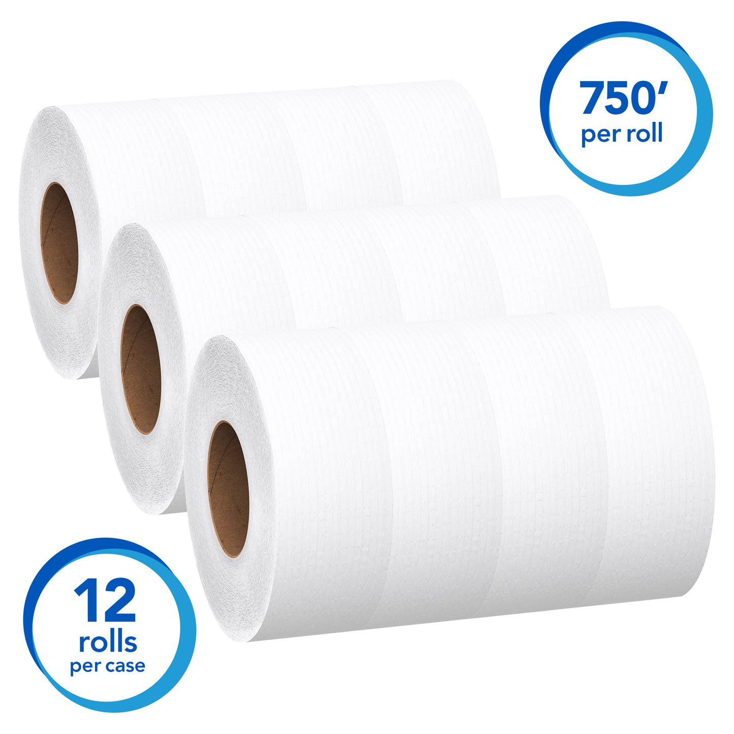 Scott® Cotton Jumbo Toilet Tissue Roll, Extra Soft, White, 1/CS/12