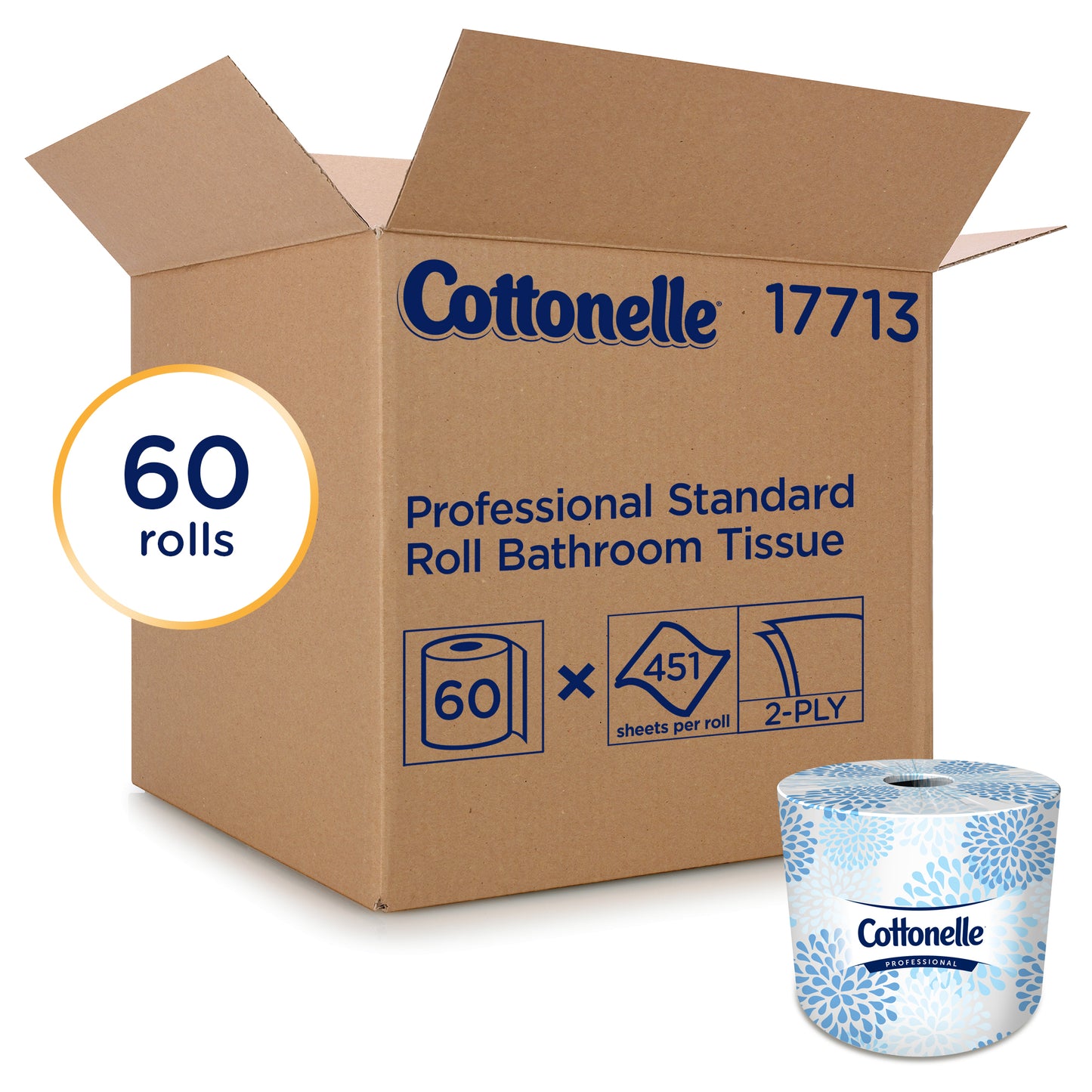 Kleenex® Paper Toilet Paper, White, 60/CS