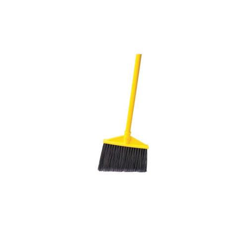 FLAGGED ANGLER BROOM, YELLOW HANDLE..1 EACH