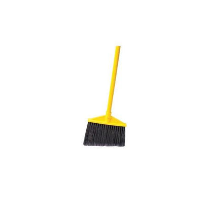 FLAGGED ANGLER BROOM, YELLOW HANDLE..1 EACH