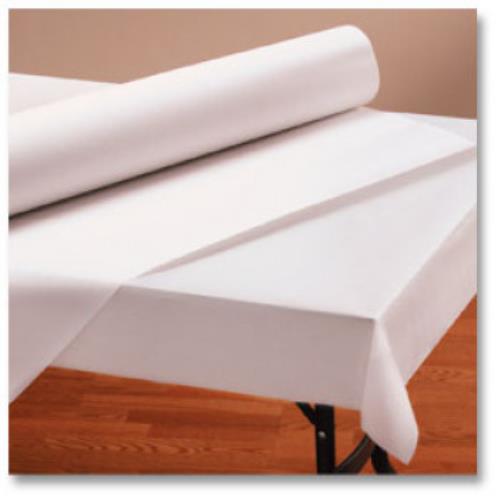 TABLECOVERS 40 x 300 BRIGHT WHITE