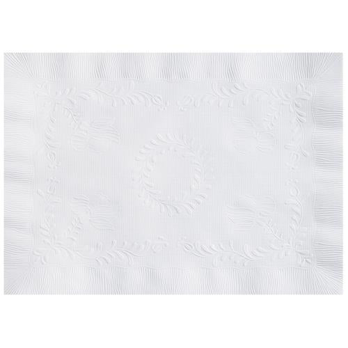 PAPER PLACEMAT, WHITE, 10" x 14"