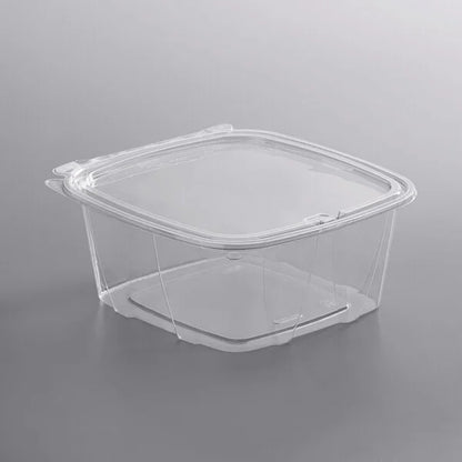 64oz HINGED LID CLEAR CONTAINER, SAFE SEAL