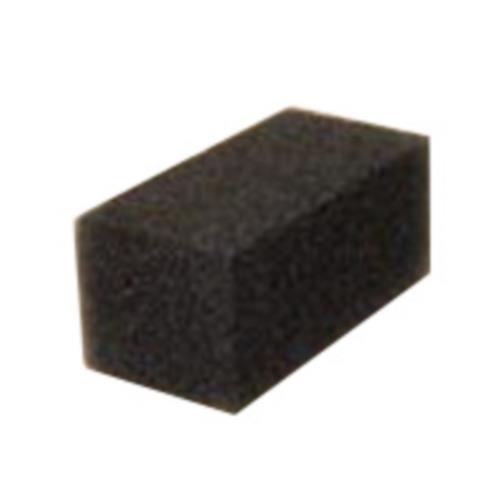 FIBERGLASS GRILL BRICK, BLACK, 3.5" x 4" x 8"