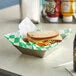GREEN CHECKERED DELI SANDWICH WRAP, 12" x 12", 1000/BNDL