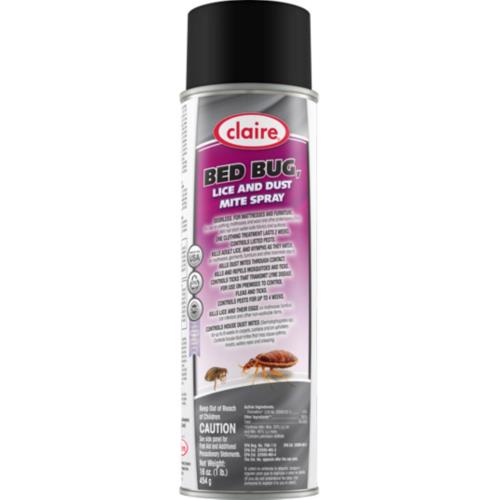 BED BUG, LICE AND DUST MITE SPRAY, 16OZ, 12/CS