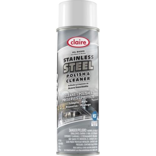 STAINLESS STEEL CLEANER POLISH, 20oz