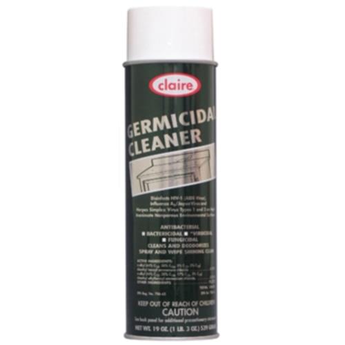 CLAIRE DISINFECTANT GERMICIDAL CLEANER, 19oz, 12/CS