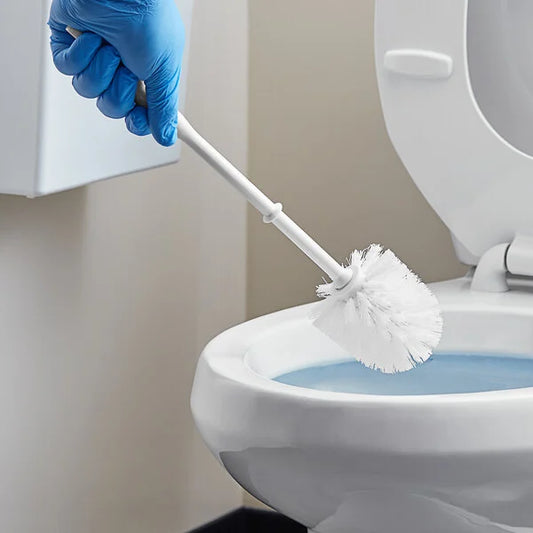 14" WHITE TOILET BOWL BRUSH