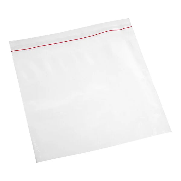 CLEAR COOKIE BAG, PLASTIC LIP AND TAPE RESEALABLE, 1000/CS