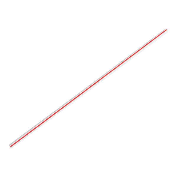 SIPSTIX 5" RED/WHITE UNWRAPPED STIRRER
