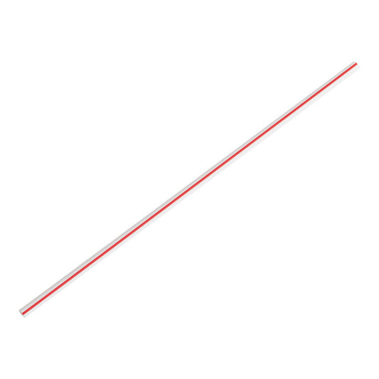 SIPSTIX 5" RED/WHITE UNWRAPPED STIRRER