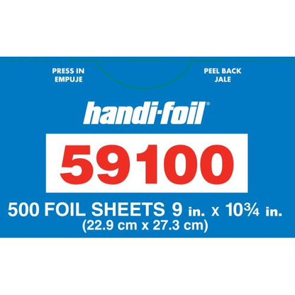 FOIL INTERFOLD SHEET, SILVER, 9" x 10.75"