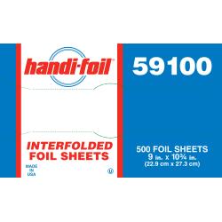 FOIL INTERFOLD SHEET, SILVER, 9" x 10.75"