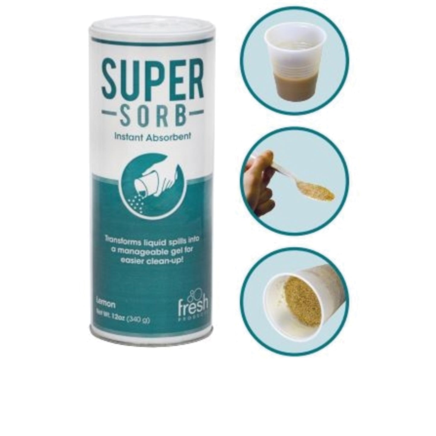 SUPER-SORB LIQUID SPILL ABSORBANT