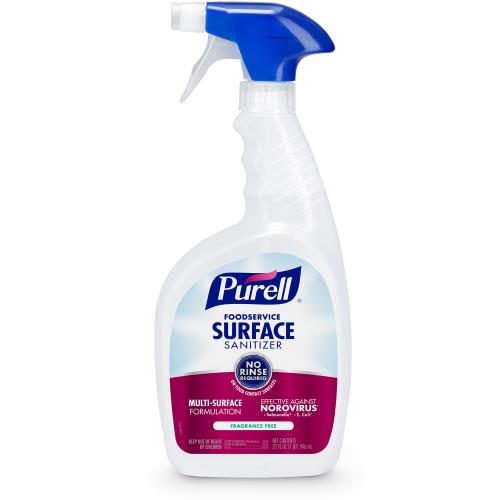 Purell® FOODSERVICE SPRAY SURFACE SANITIZER, 32oz