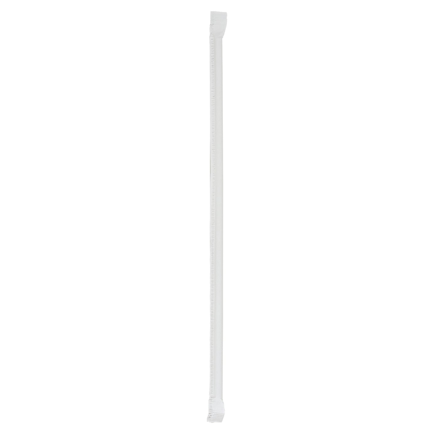 JUMBO PAPER WRAPPED STRAW, CLEAR, 10.25", 500/BX