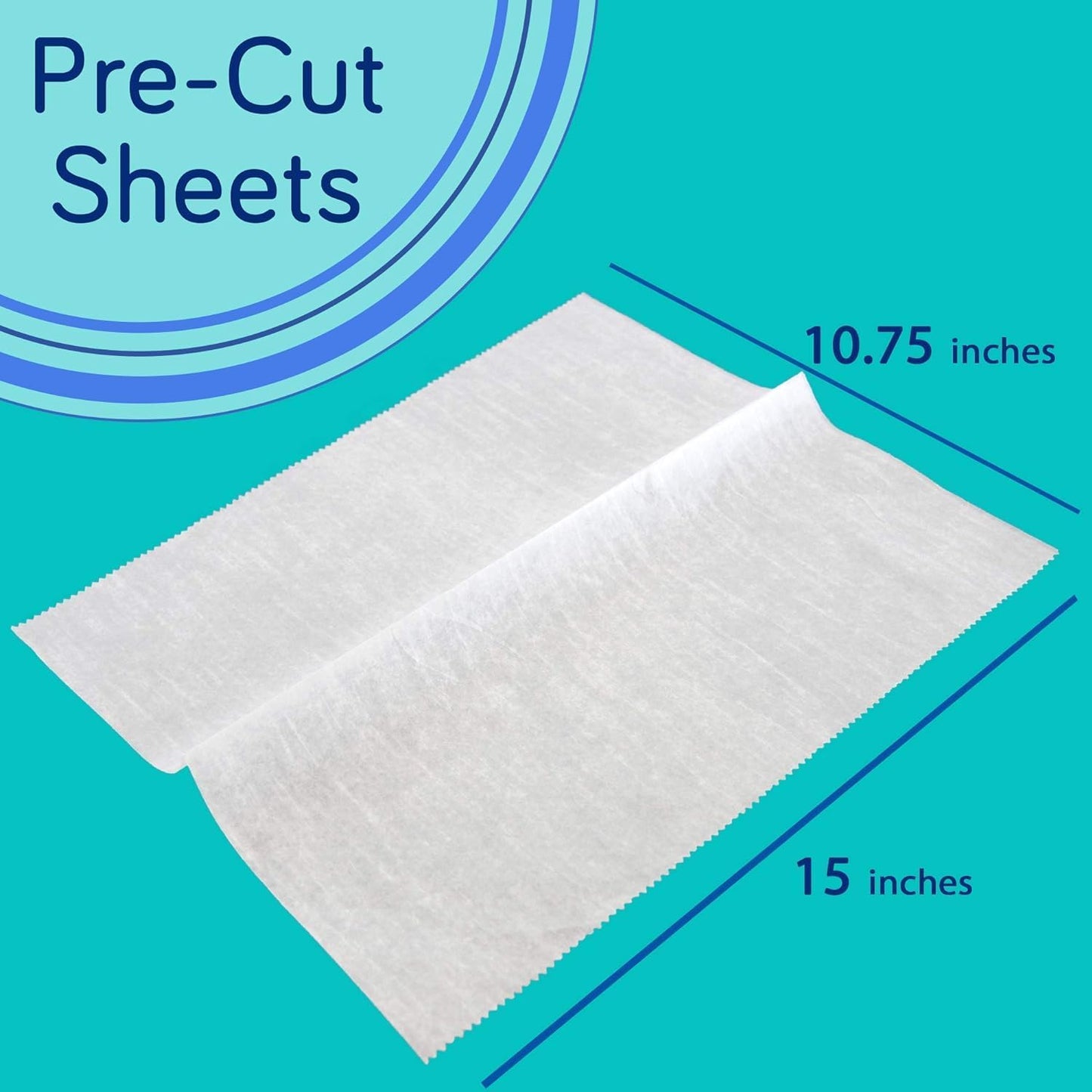 Marcal® Jumbo Interfolded Dry Wax Deli Paper, White, 15.75" x 10.25"
