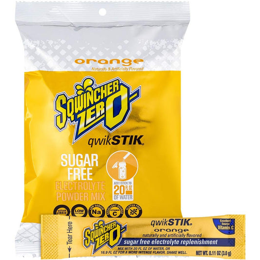 SQWINCHERS ZERO QWIK STICK, ORANGE, 50/BAG