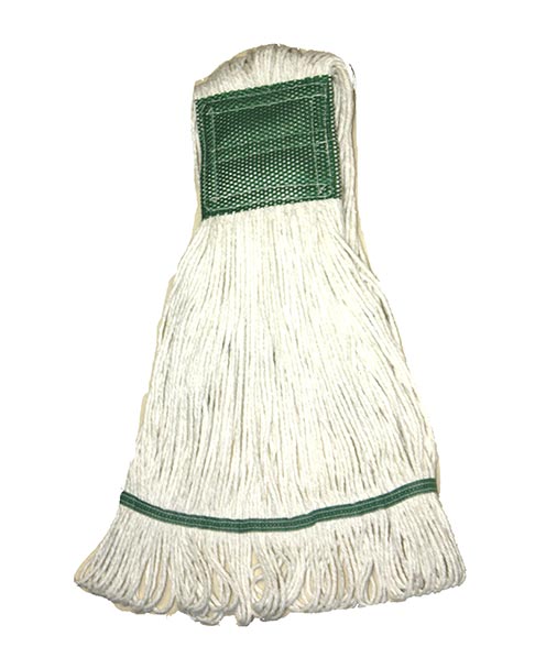 WHITE SYNTHETIC RAYON BLEND MOP, 12 PER CASE