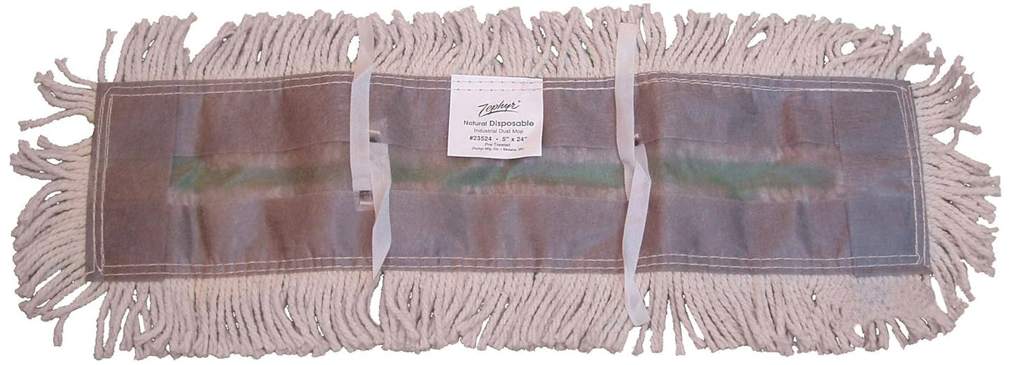 DISPOSABLE DUST MOP, 48" x 5", 1/EA