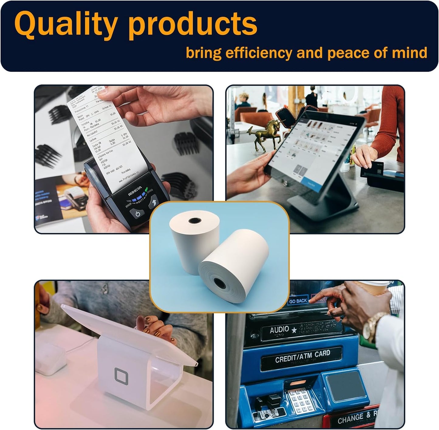 THERMAL PAPER, 2.25" x 50', 50/CS