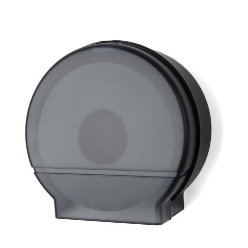 JUMBO TISSUE DISPENSER, BLACK TRANSLUCENT, 11.5 x 11.5"