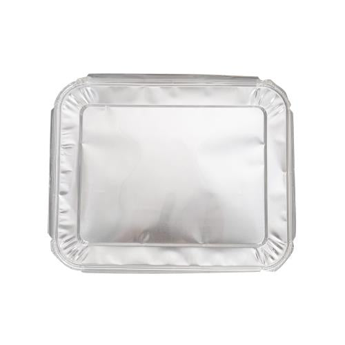ALUMINUM HALF STEAM PAN LID, 13" 10.56" x 6.25"