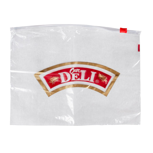 Prime Source® Our Deli Slidelok Saddle Reclosable Bag, 10.5" x 8"